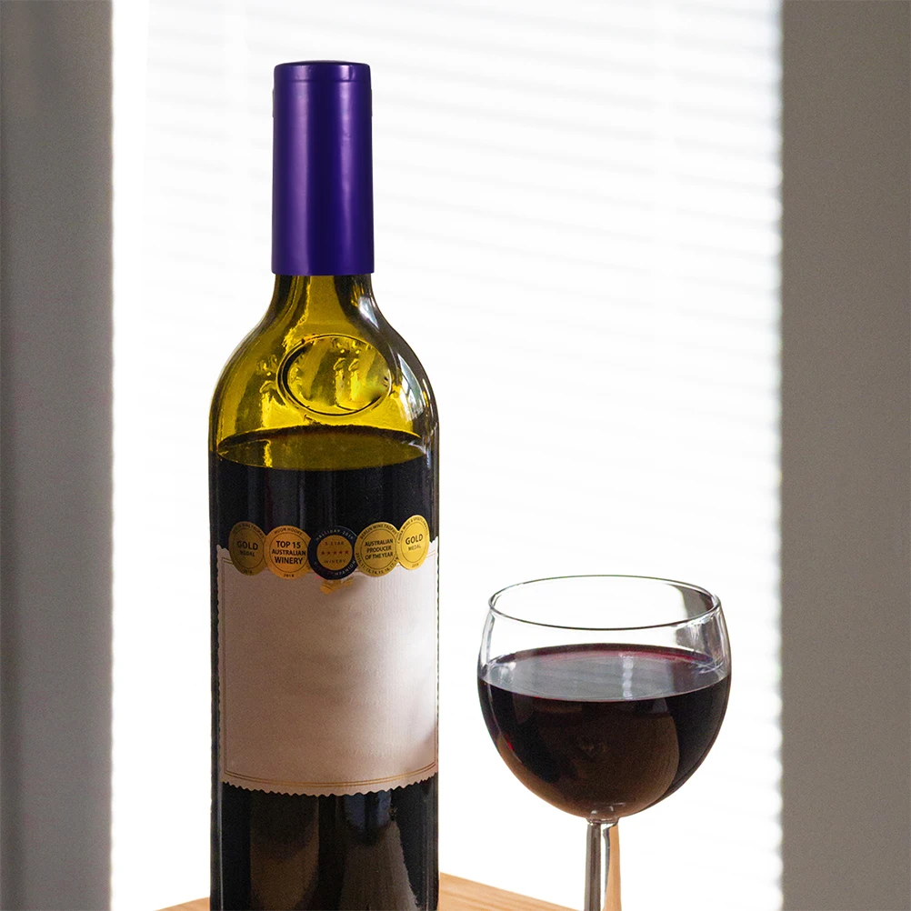 

300Pcs Red Wine Bottle Shrink Wrap Disposable Caps Liquor Bottle Covers Wine Stoppers Preservation Heat Shrink Film