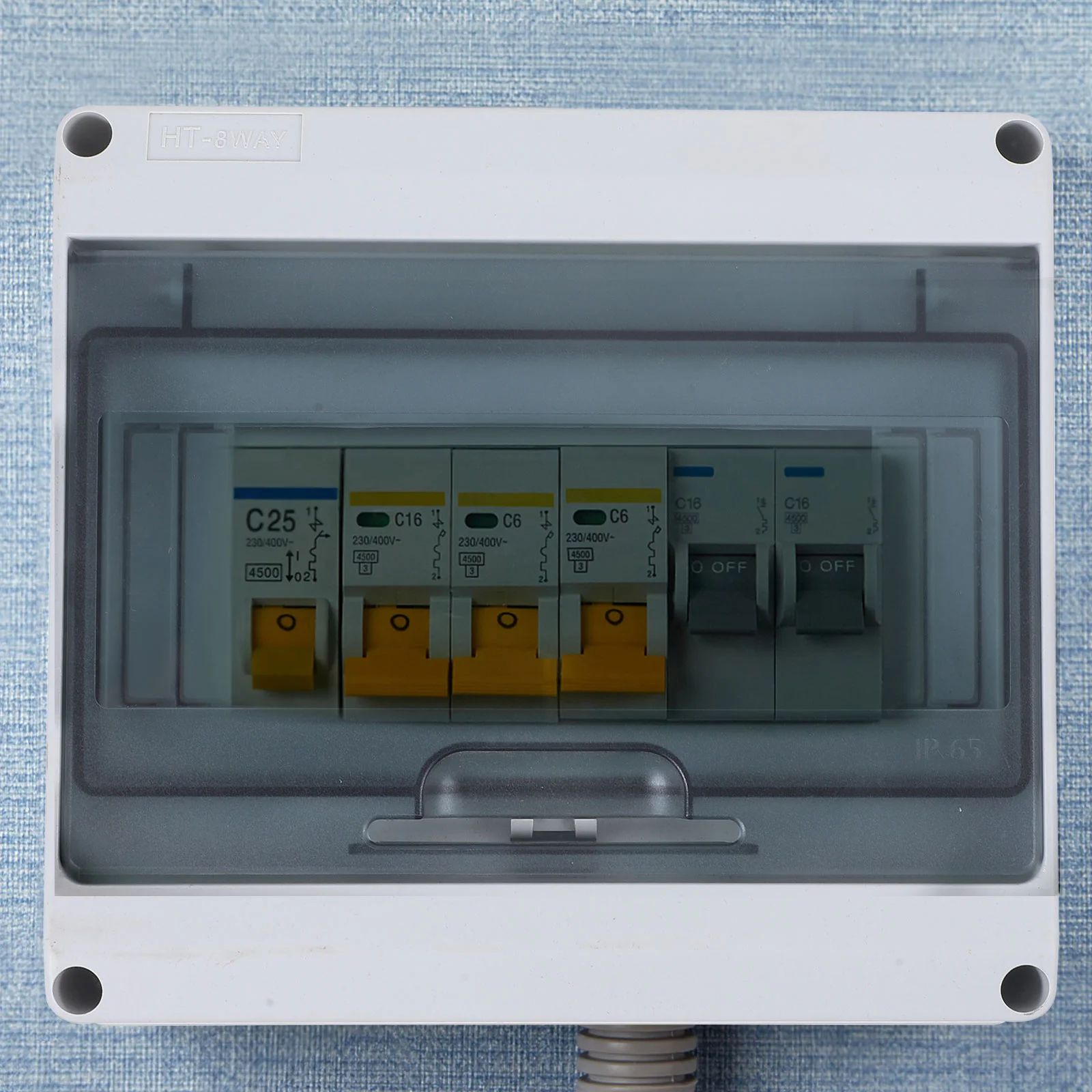Caixa de proteção de distribuição Caixas elétricas de energia plástica à prova de intempéries PC à prova de intempéries