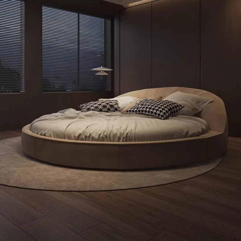 Minimalist Design Double bed 200x200cm High end luxury elegant bed 2 people modern comfortable camas matrimoniales furniture