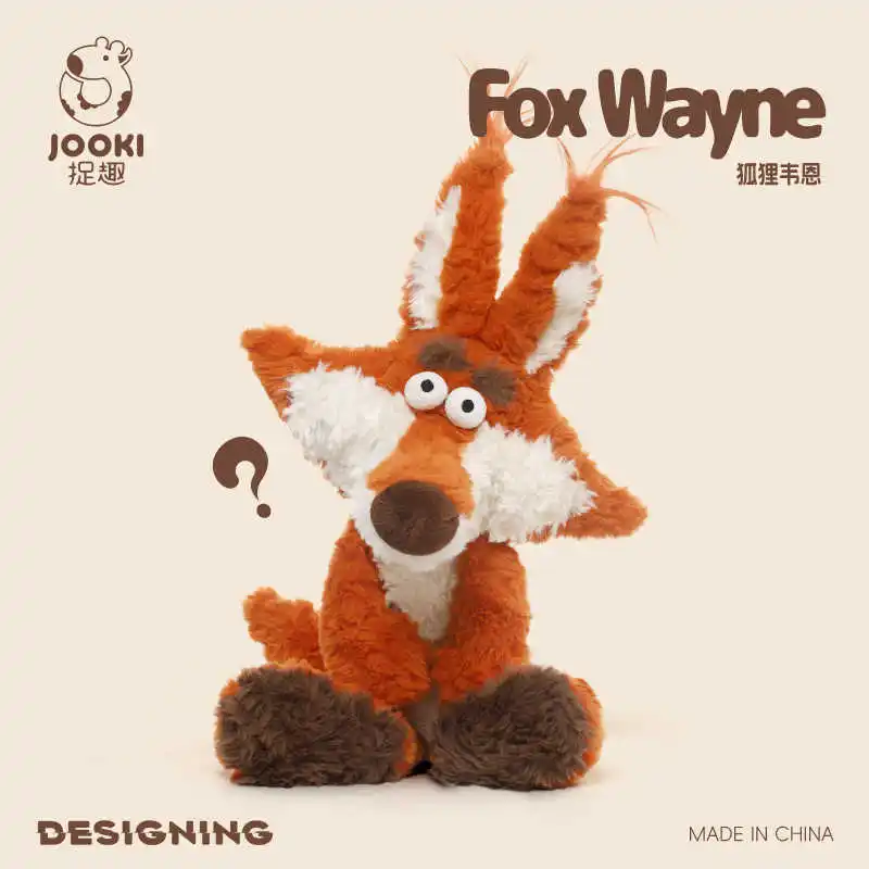 

Jooki Fox Plush Toy Funny Anime Peripheral Doll Cute Desk Pendant Soft Comfortable Decoration Bedroom Companion Sleep Doll Gifts