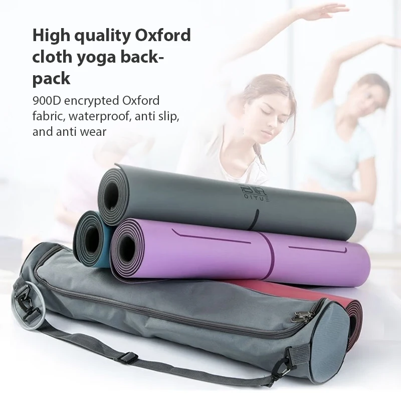 Dicetak tas Yoga tas tikar Yoga tas tikar olahraga Pria Wanita tas tikar Pilates ransel kebugaran tari tikar Gym Cover ransel olahraga diskon besar