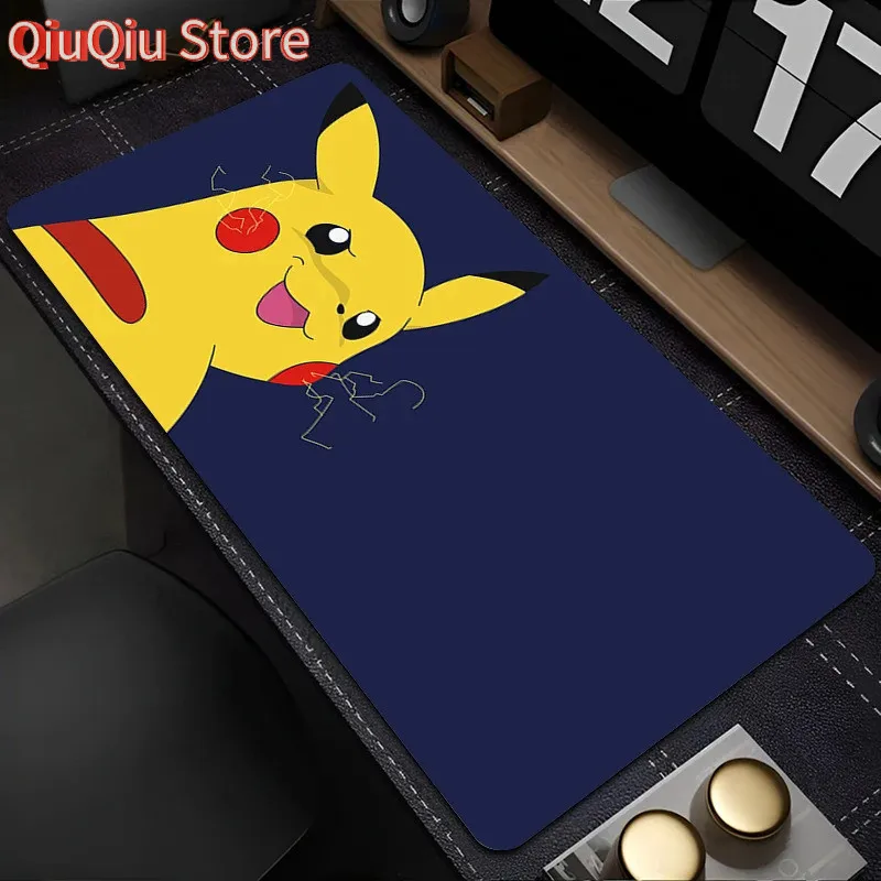 Mouse Pad Laptop Kawaii Colorful Desk Mat Japan Anime P-pokemonS Mousepad PC Gaming Accessories Keyboard Rug For Teens Girl Gift