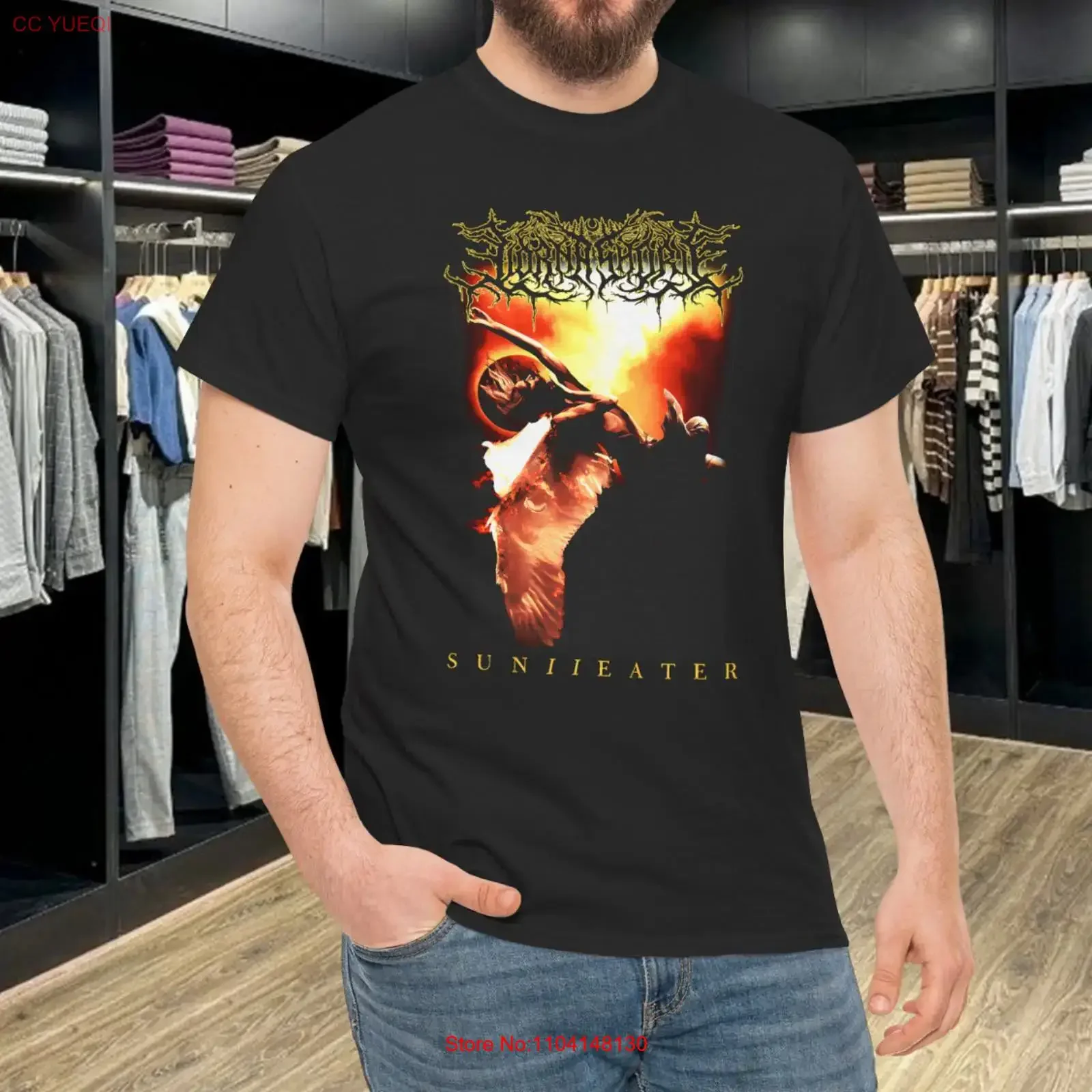 Lornas Shore Album Sun Eater Cotton T Shirt vintage Washed Breathable designer clothes Stylish Unisex fashion homme Soft