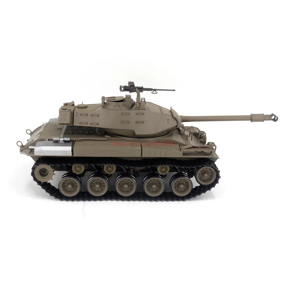 Henglong 1/16 3839-1 Us M41 Walker Bulldog Light Remote Control Tank Multi Functional Military Simulation Model Toy Boy Adult Gi