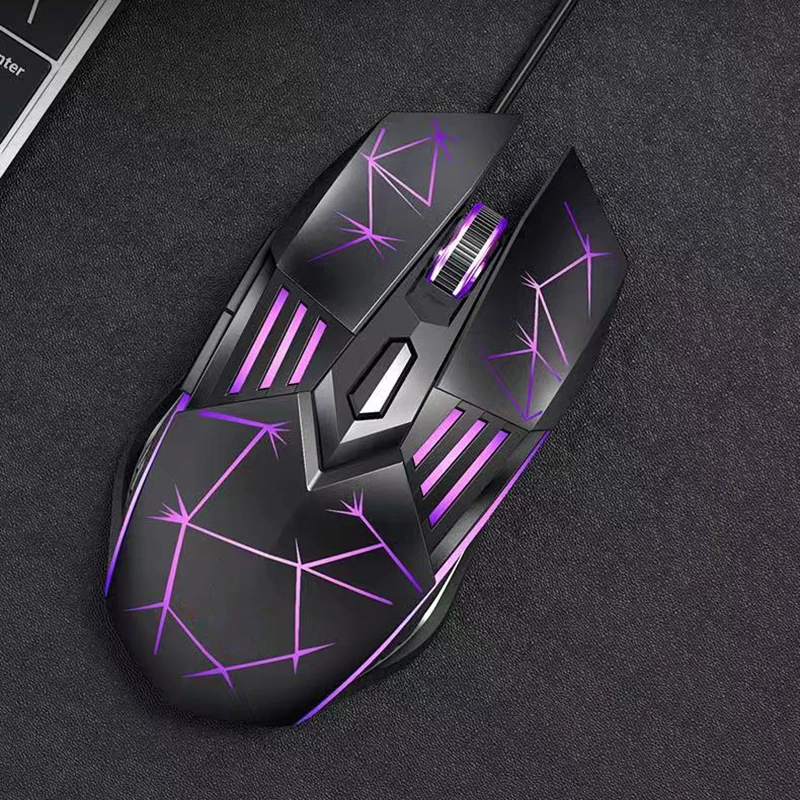 G560 Mouse Wired Gaming Computer Office Accessories Laptop Laser USB Cable Mouse RGB Backlight Wheel Ergonomic 3 DPI Adjustable