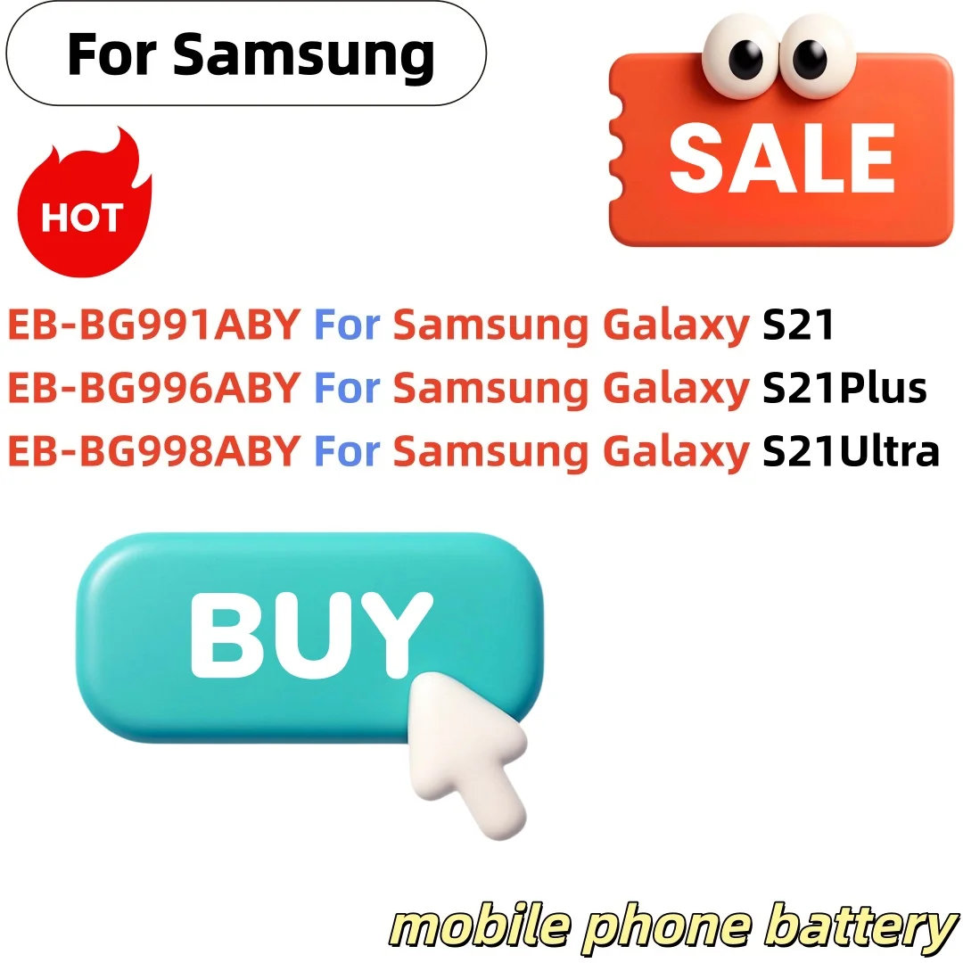 

EB-BG998ABY EB-BG996ABY EB-BG991ABY For Samsung Galaxy S21 S21 Ultra S21+ S21 Plus Batteria Batteries+FREE TOOLS