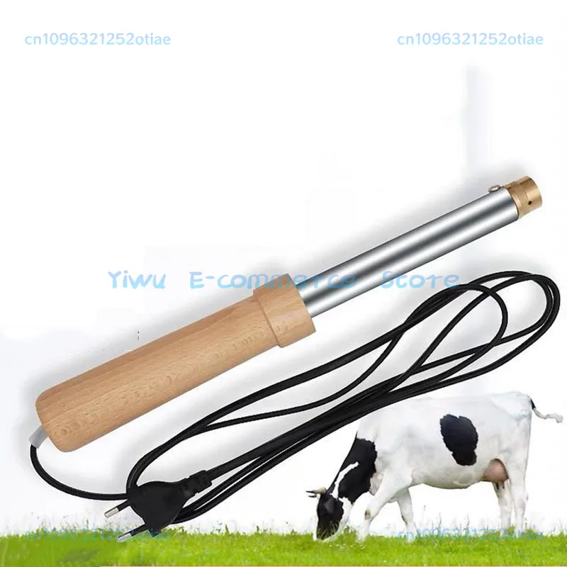 A1 Electric Remove Cattle Horn Device Bloodless Dehorner Cow Calves Lamb Removing Heating Copper Head Farm Animal Equip tools BB