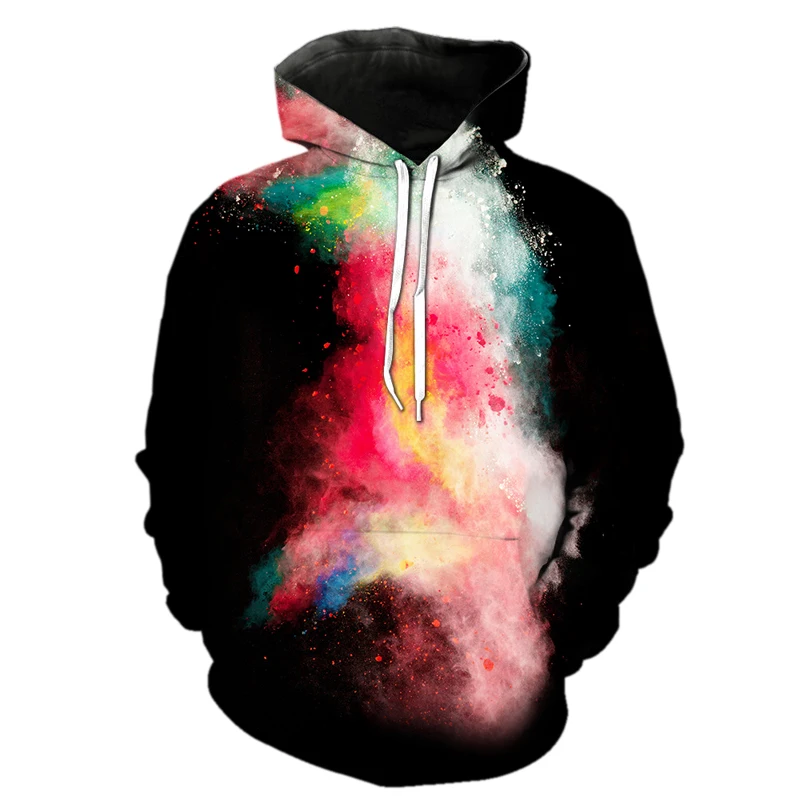 

Colorful smoke Print 3D Cool Hoodies Men Women Children Fashion Long Sleeve Sweatshirts Streetwear Boy Girl Kids Clothes Tops