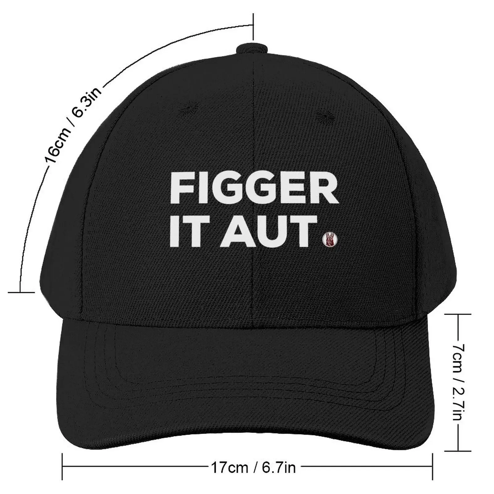 Figger it aut - Letterkenny Baseball Cap Ball Cap Big Size Hat Sunhat cute Mens Women's