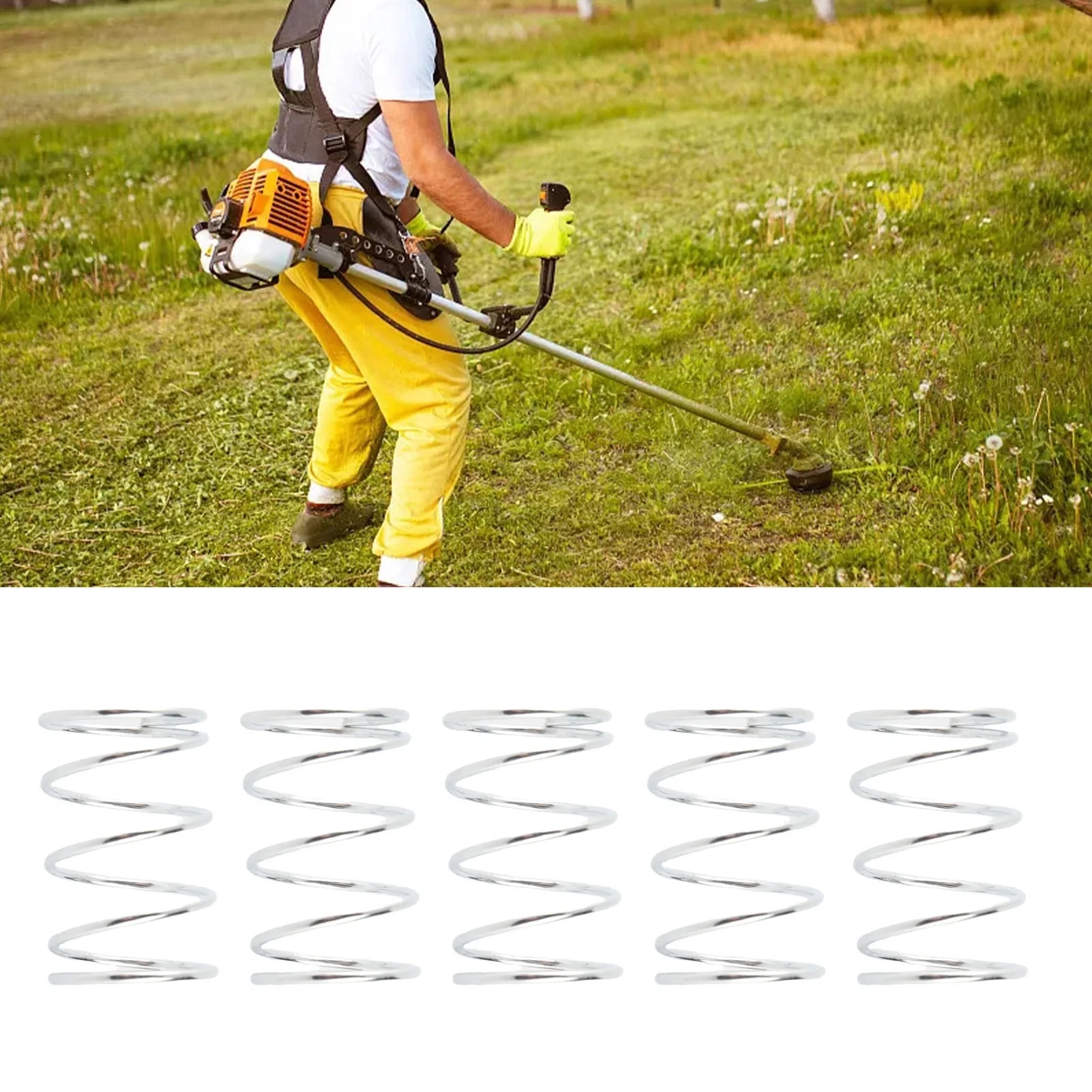 Trimmer Head Metal Springs Grass Cutter Spring Replacement for Stihl   2 FS38 FS45 FS46 FS45C Trimmer Head Spring