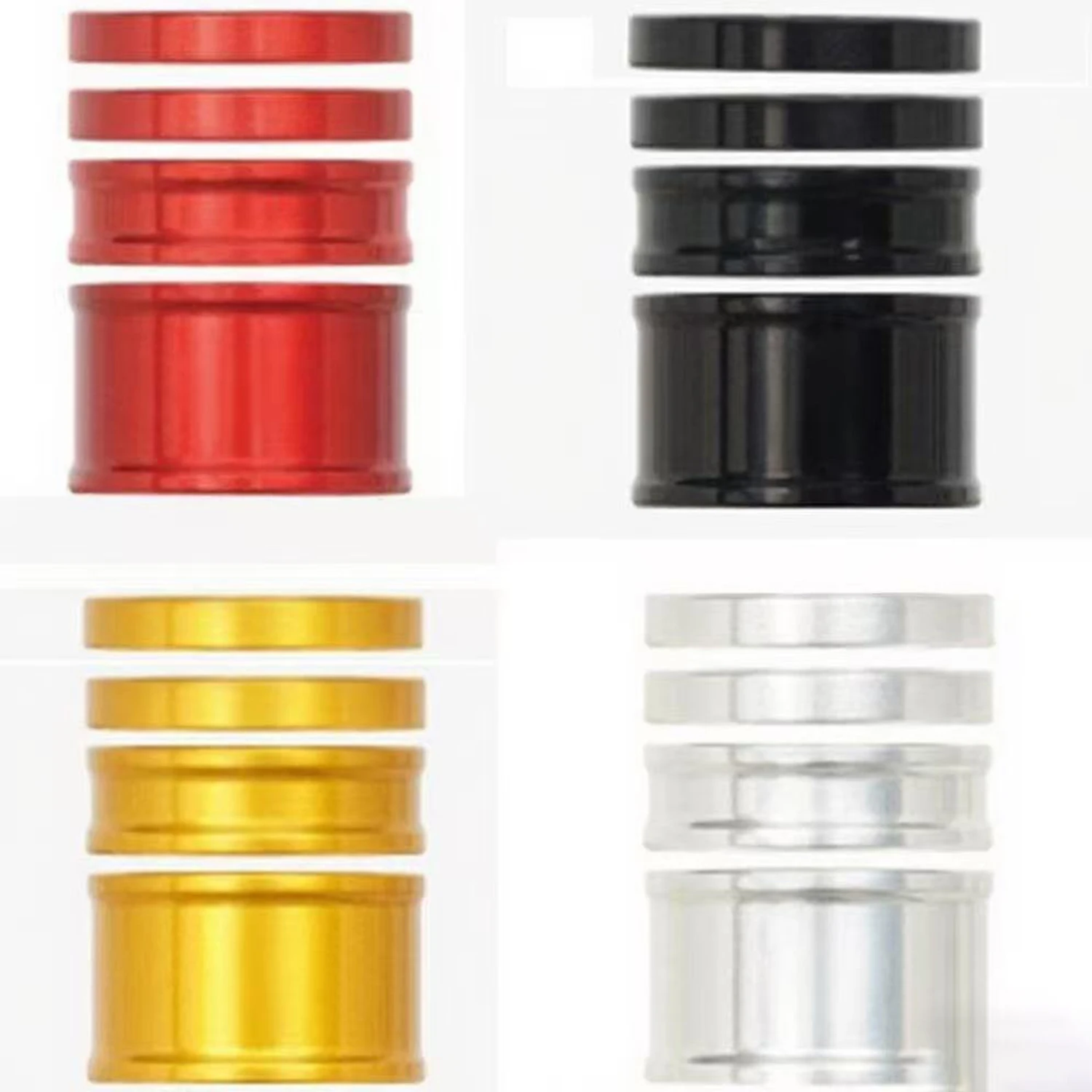 

NEW NINE Bicycle Parts - Earphones - Spacer Combination Kit - One set including (5/5/10/20mm) CNC Aluminum Alloy 28.6mm