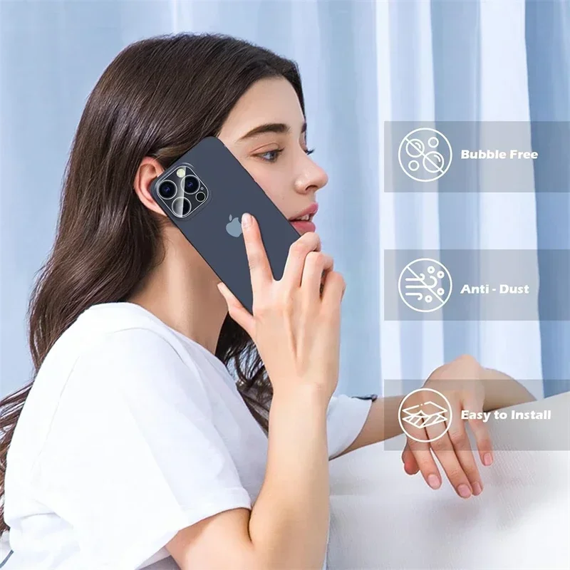 عدسة كاميرا من الزجاج المقسى ، ملحقات غطاء ، أيفون ، 14 ، 13 ، 11 ، 16 برو ماكس ، 12 ميني ، بلس ، 15 برو ، 3