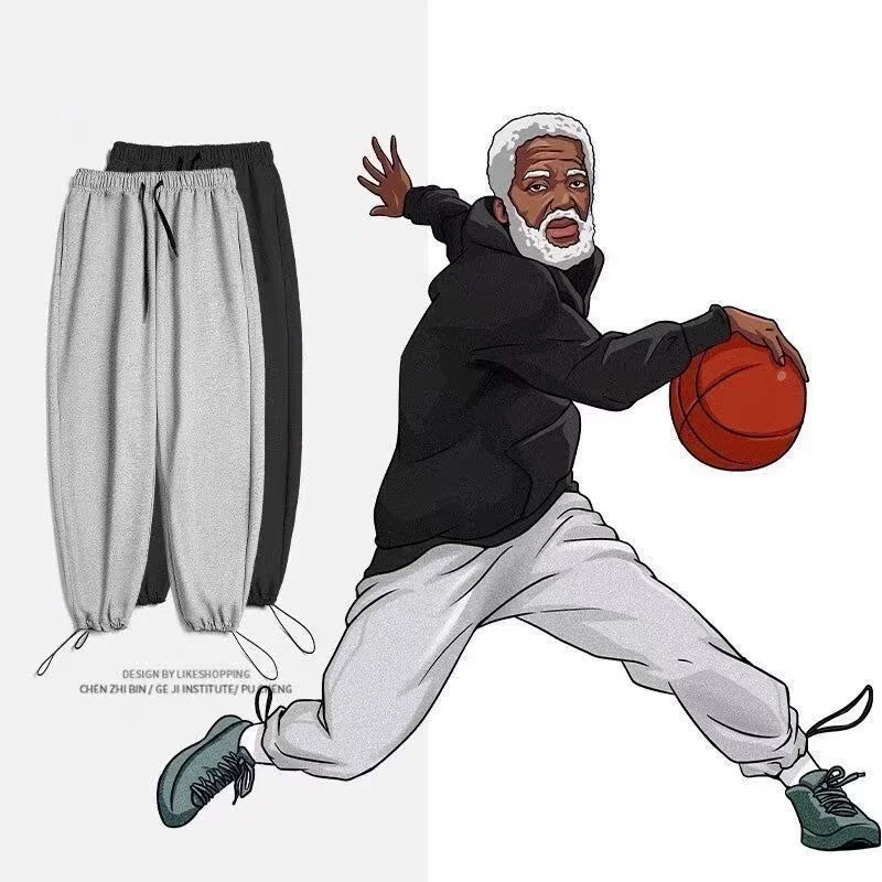 S-8XL رجل الركض السراويل الرياضية الخريف الشتاء Sweatpants الرجال الرياضة الصالة الرياضية السراويل موضة بلون عادية تجريب السراويل الطويلة #2