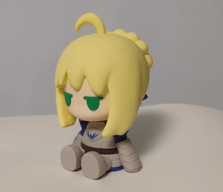 آرثر بيندراجون فارس السماء الشظية مصير/الطلب الكبير تأثيري الكرتون Q نسخة بولي كلوريد الفينيل لينة المطاط نموذج لجسم زخرفة سطح المكتب