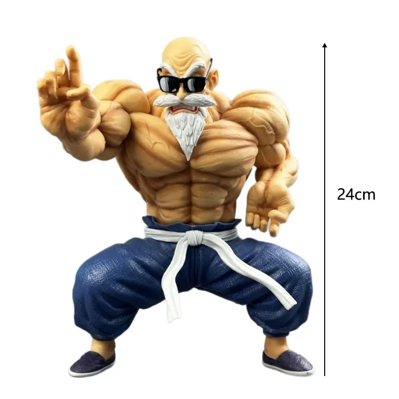 Anime Dragon Ball Figure GK Master Roshi Action Figurine Kame Sennin Pose PVC Doll Desktop Model Ornament Collectible Toy Gift