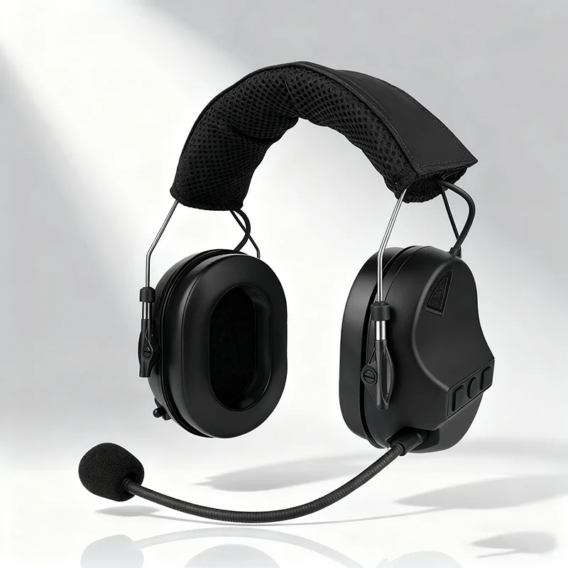 Professional Design Tactical Headset Two Radio Hearing  Protection Headset Telephone Headsets