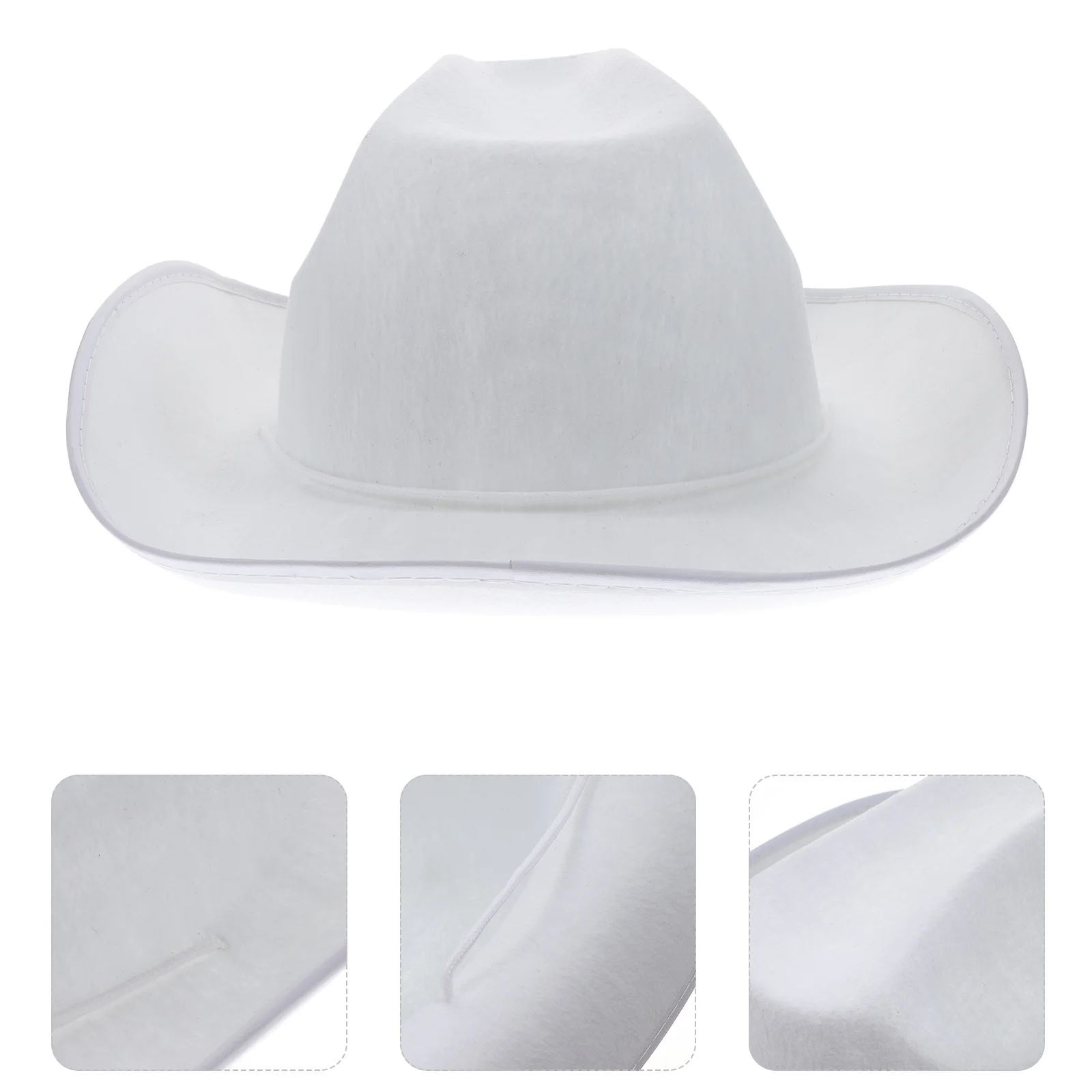 

1pc Cowboy Hat Vintage Wide Brim Sun Protection Hat For Men Women Festival Party Beach Costume Accessory Western Hats
