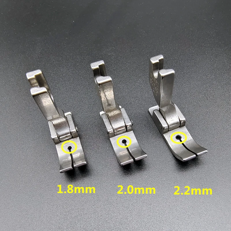 Flat car computer car knitted thin material seam flat special elastic anti-jumper small hole needle eye presser foot