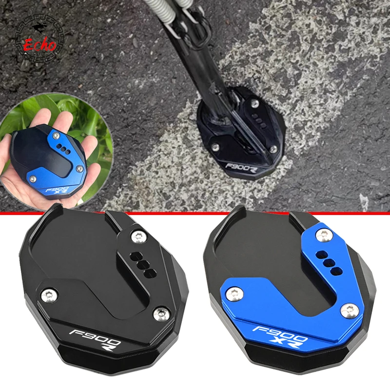 

2025 Motorcycle Accessories Kickstand Foot Side Stand Extension Pad Support Plate fit For BMW F900R F900XR F900 R XR 2020-2024