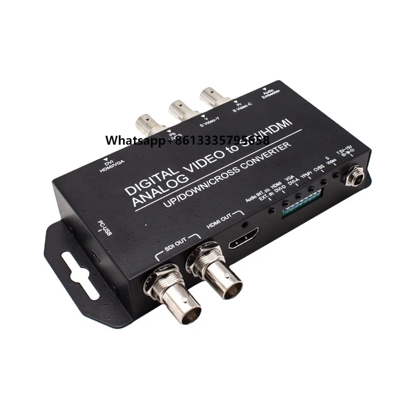 

Factory Sales DVI VGA S-video CVBS YPbPr to HDMI SDI Analog to Digital Scaling Video Converter