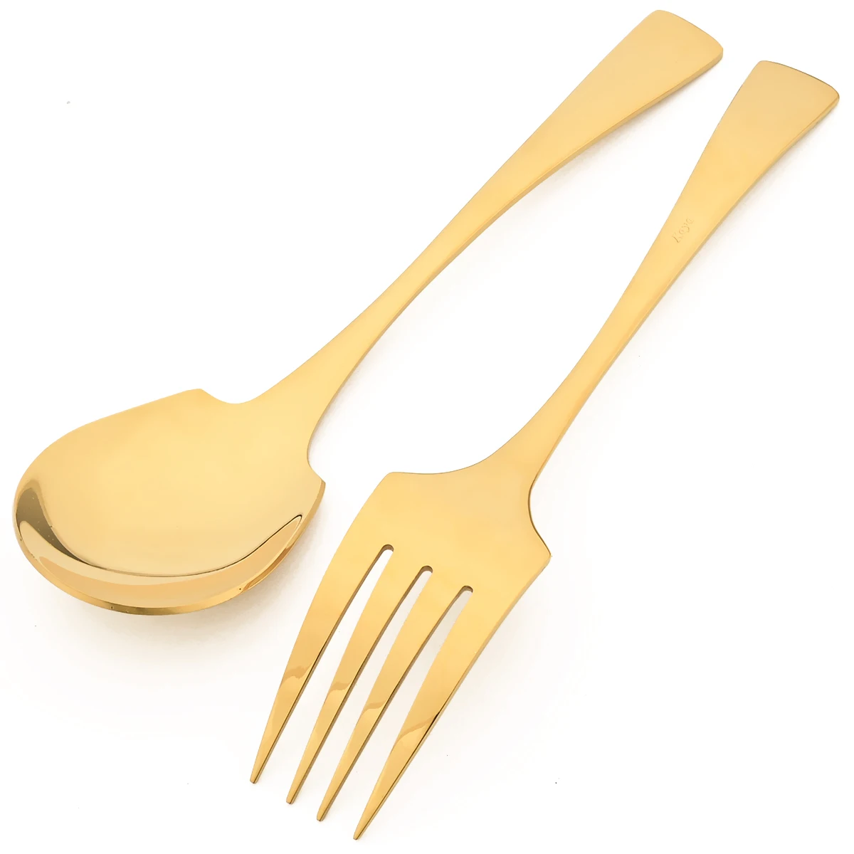 1pc 304 Stainless Steel Tableware Gold Dinnerware Steak Knife Service Fork Spoon Cutlery Salad Fork Spoon Butter Knife Flatware