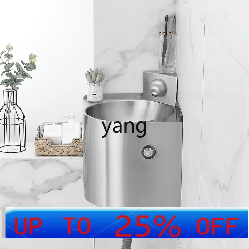 

CX stainless steel triangular wash basin wall hanging corner face basin