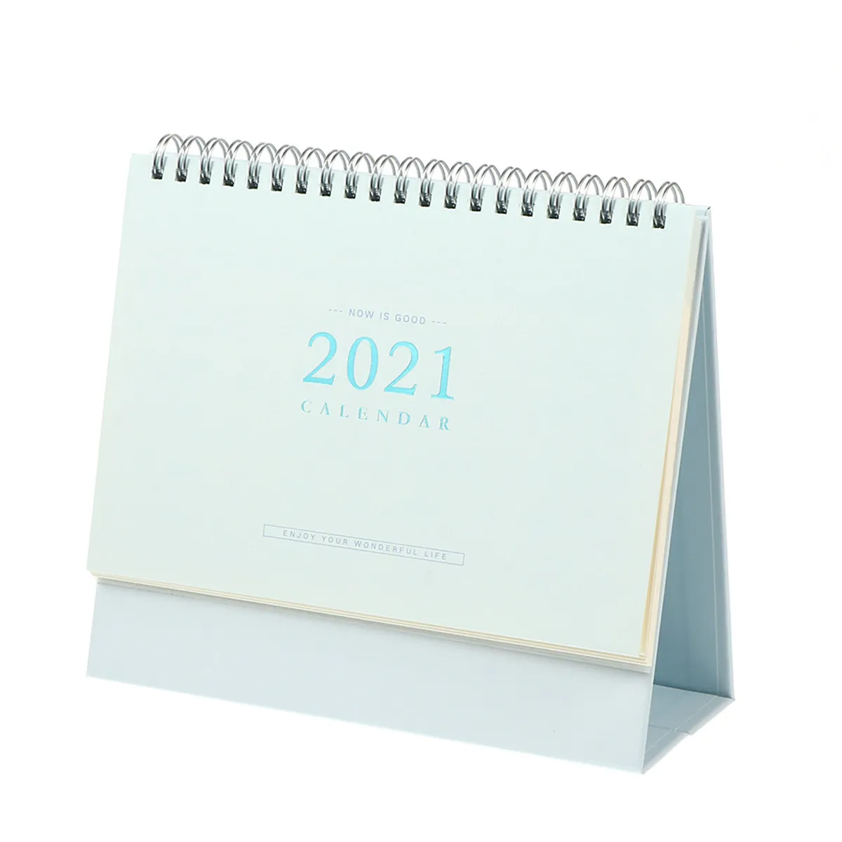

Однотонный портативный настольный календарь на 2021 год, стильный настольный планировщик, настольный органайзер, настольный календарь