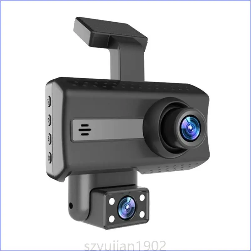 

124B Rear View Camera Double Lens Cycle LoopsRecording Car Cameras G Sensing Recorder