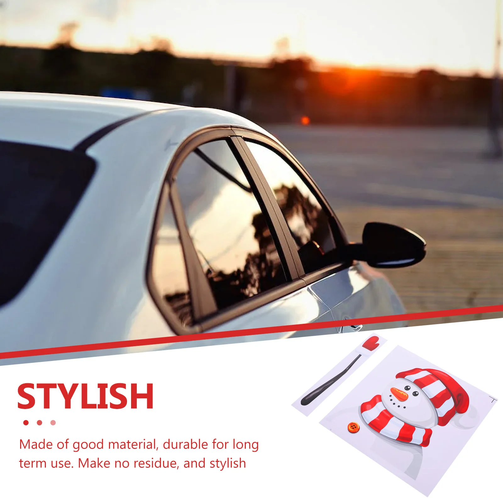 

Christmas Sticker Decals Waterproof Santa Claus Design Diy Car Stickers For Auto Motorcycle Skateboard Suitcase Decoration