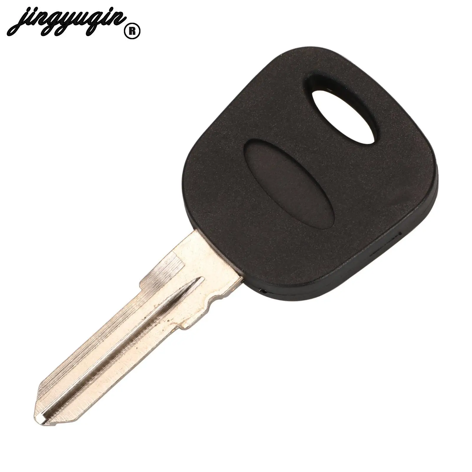 jingyuqin Dla Ford Escape Kuga Maverick Focus Mondeo F150 Mustang Key Case Fob z otworem dla Chip Transponder Car Key Shell