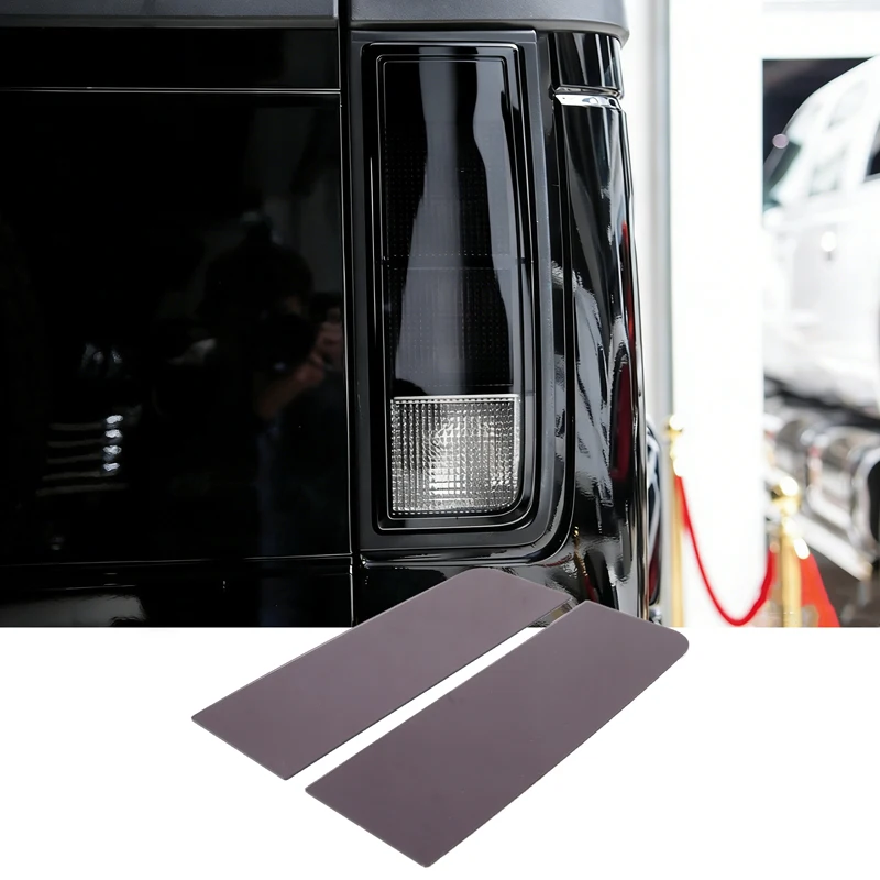 Für Hummer H2 SUT Pickup Truck 2003-2009 ABS geschwärzte Rückleuchten-Abdeckung Blinker-Verkleidung Außenzubehör