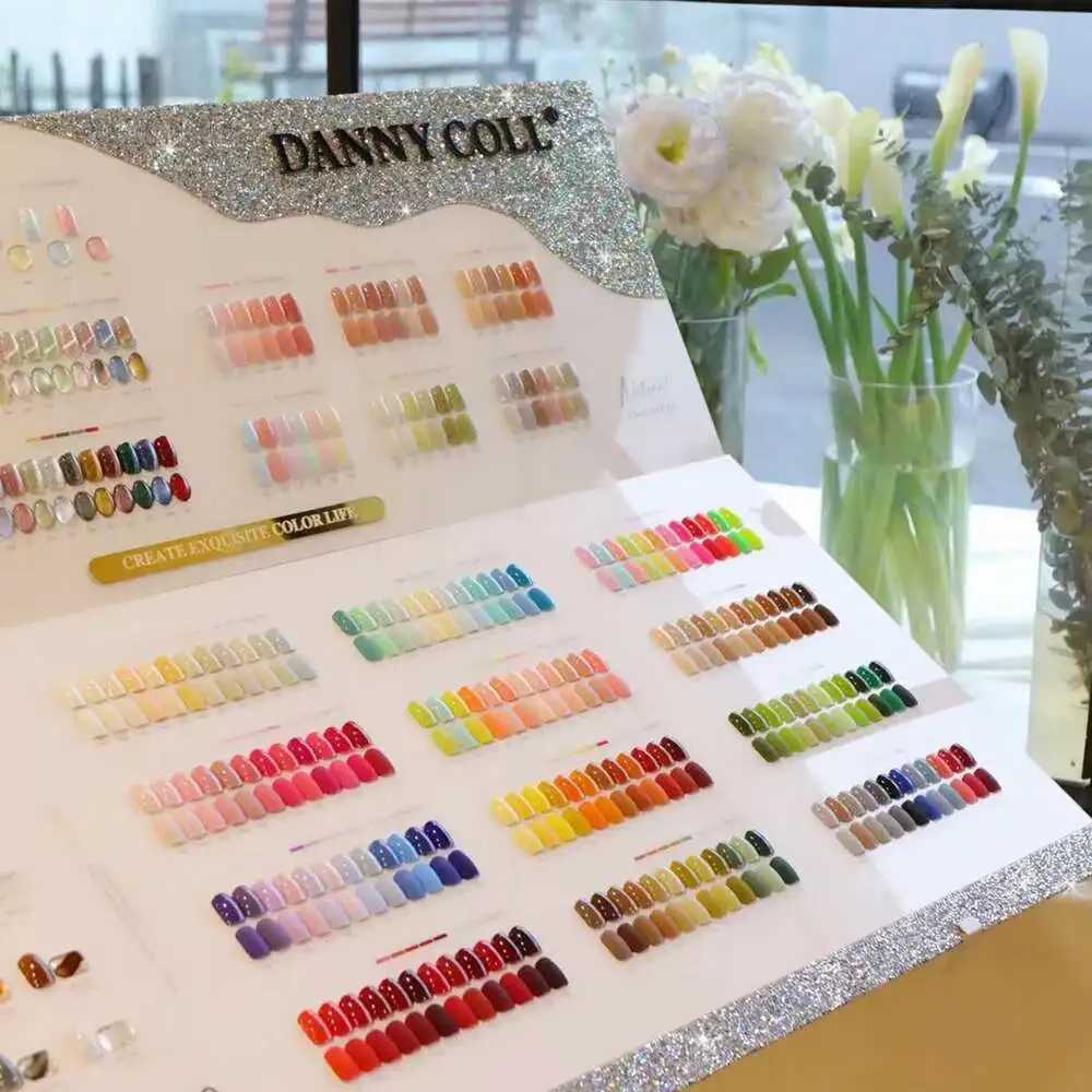 Kit de Gel para uñas, Set de esmaltes en Gel para salón de manicura, con tabla de colores, UV, LED, 260 colores, 15ML