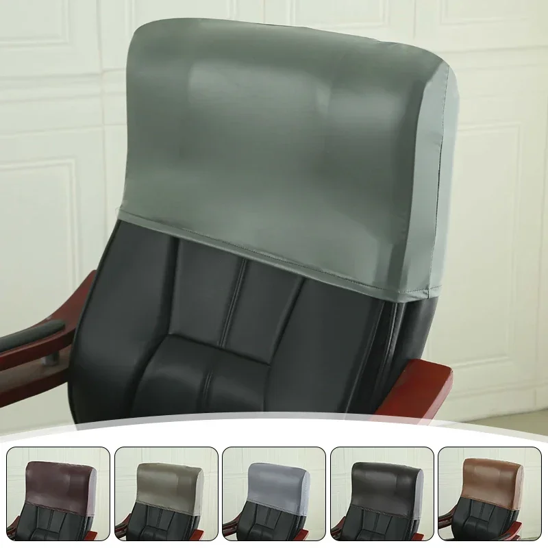 غطاء مسند رأس مرن عالمي للألعاب وكراسي المكتب وواقي وسادة مقاوم للغبار وملحق بديل من القماش القابل للتمدد #3