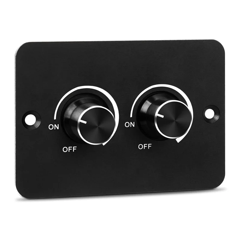 2 Gang PWM Dimmer Switch For RV LED, DC 12V Suitable For Travel Trailers, Marine, Camper Van, Trucks