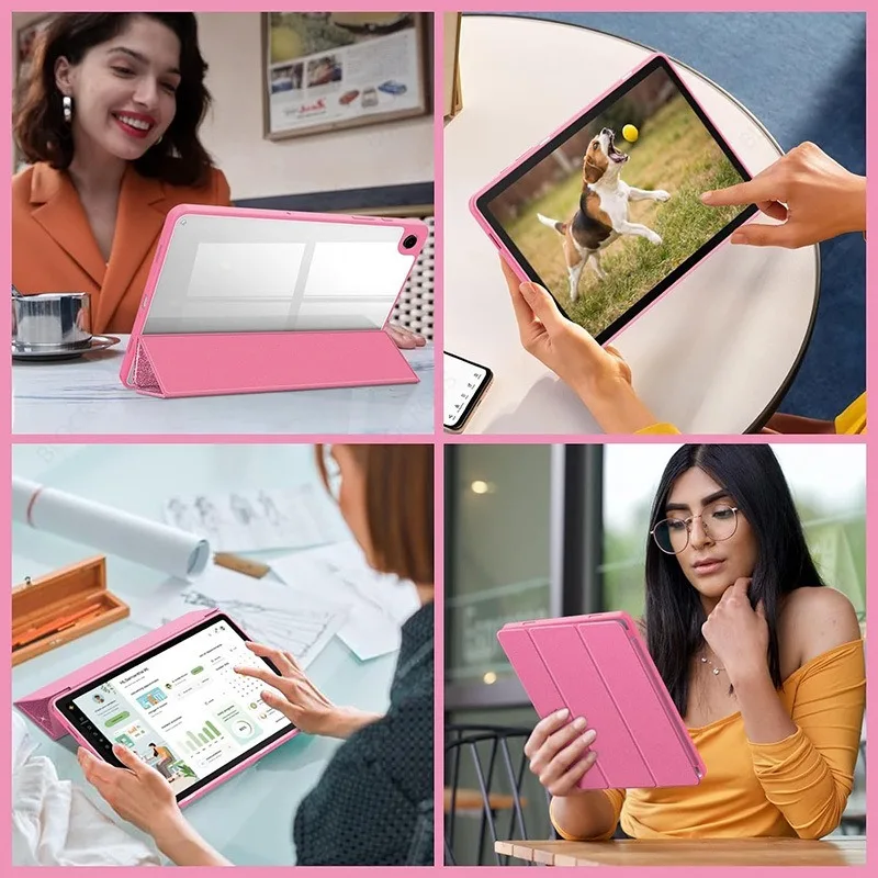Für Samsung Galaxy Tab S9 11" S11 S10 Lite S9 S10 FE 10,9 Hülle mit Stifthalter Tab A11 A9 Plus 11 8.7 Smart Sparkling Cover – Detail 22