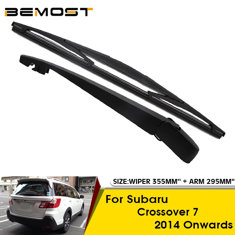 Car Wiper Blade For Subaru Crossover 7 2014 Onwards Rear Back Windshield Windscreen Rear Wiper 355mm+Arm 295mm Car Accessories