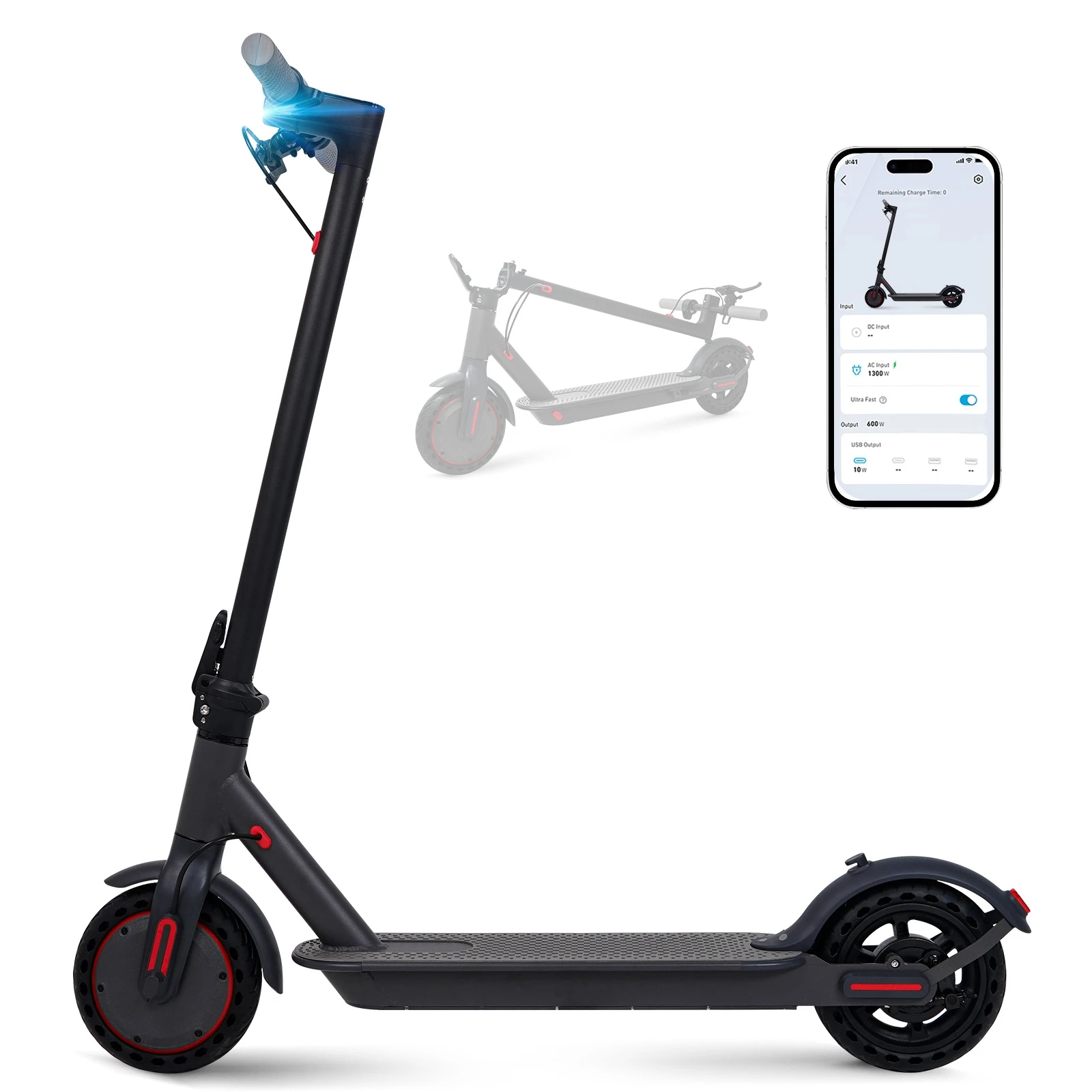 SURPOOTER Electric Scooter 350W 10.5Ah 36V Waterproof and Shock-absorbing Foldable APP lock function E-SCOOTER Local Shipping