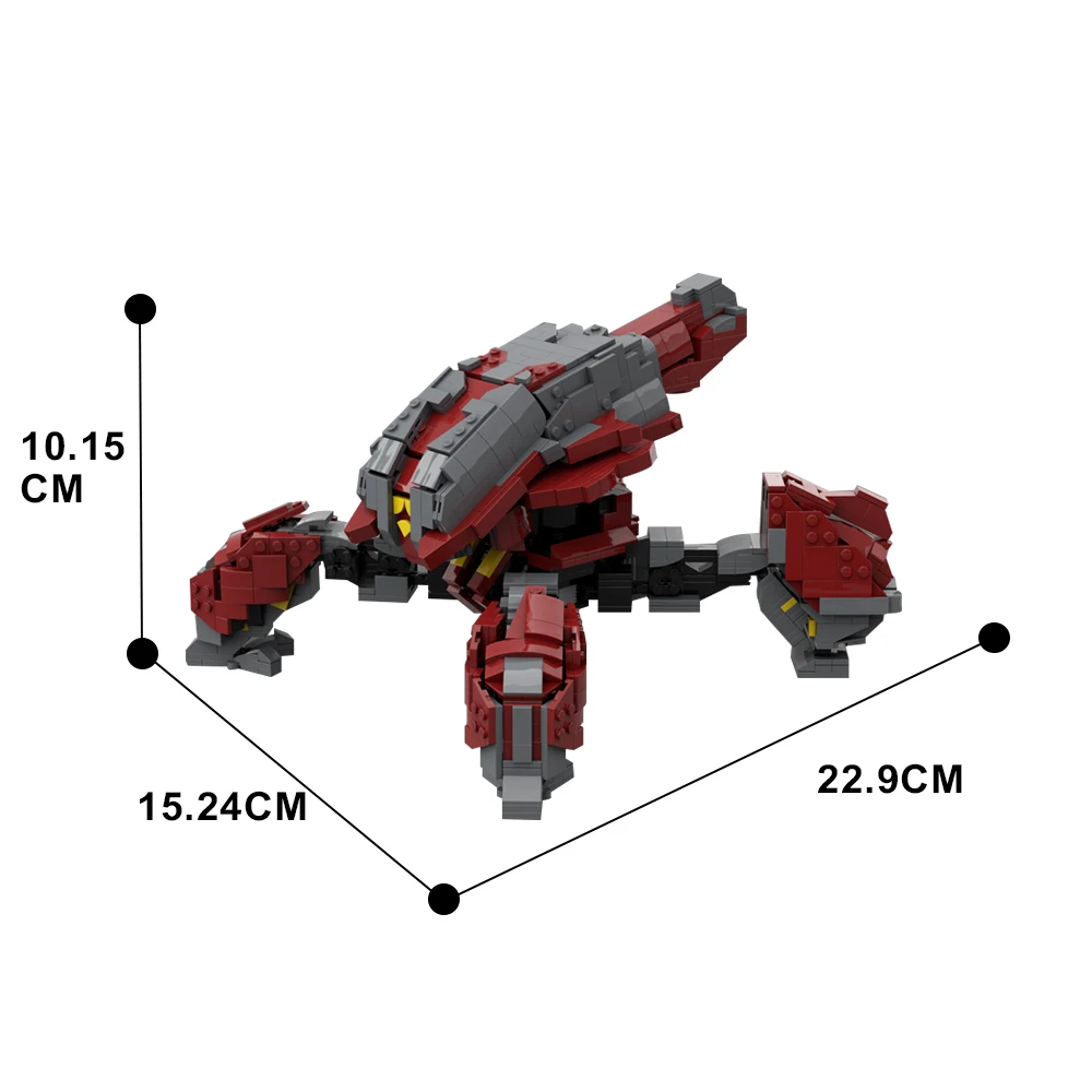 1413Pcs Halo Wars 2 Banished Locust Bricks DIY Model Toys Kits Building Blocks Juguetes Birthday For Kid and Adult Gifts