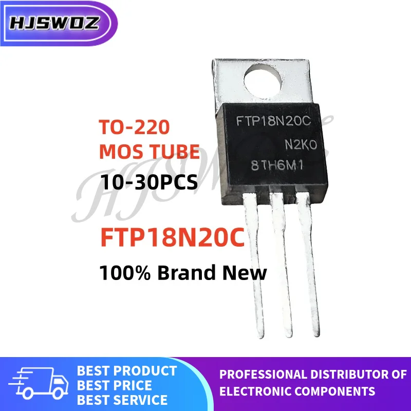 10~30pcs FTP18N20C FTP18N20 FTP 18N20C TO-220 MOS FET Field effect transistor Brand New