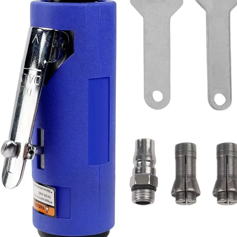 For Multi Function Pneumatic Tire Grinder Aluminum Alloy 22000RPM Air Die Grinder With 3mm 6mm Collets For Metal Polishing Furni