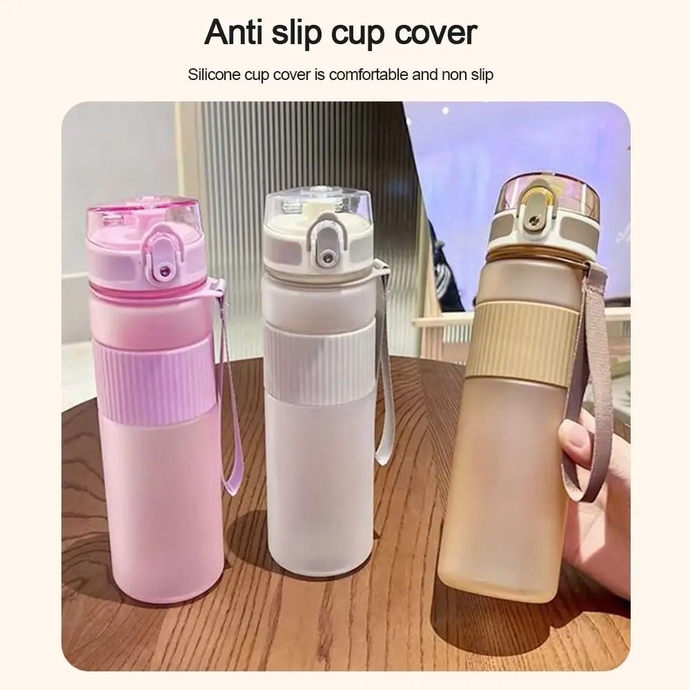 

550ML Sports Water Bottle Large Capacity Leak-Proof Travel Water Cup Plastic Portable Sports Gym Fitness Jugs Sports Gym