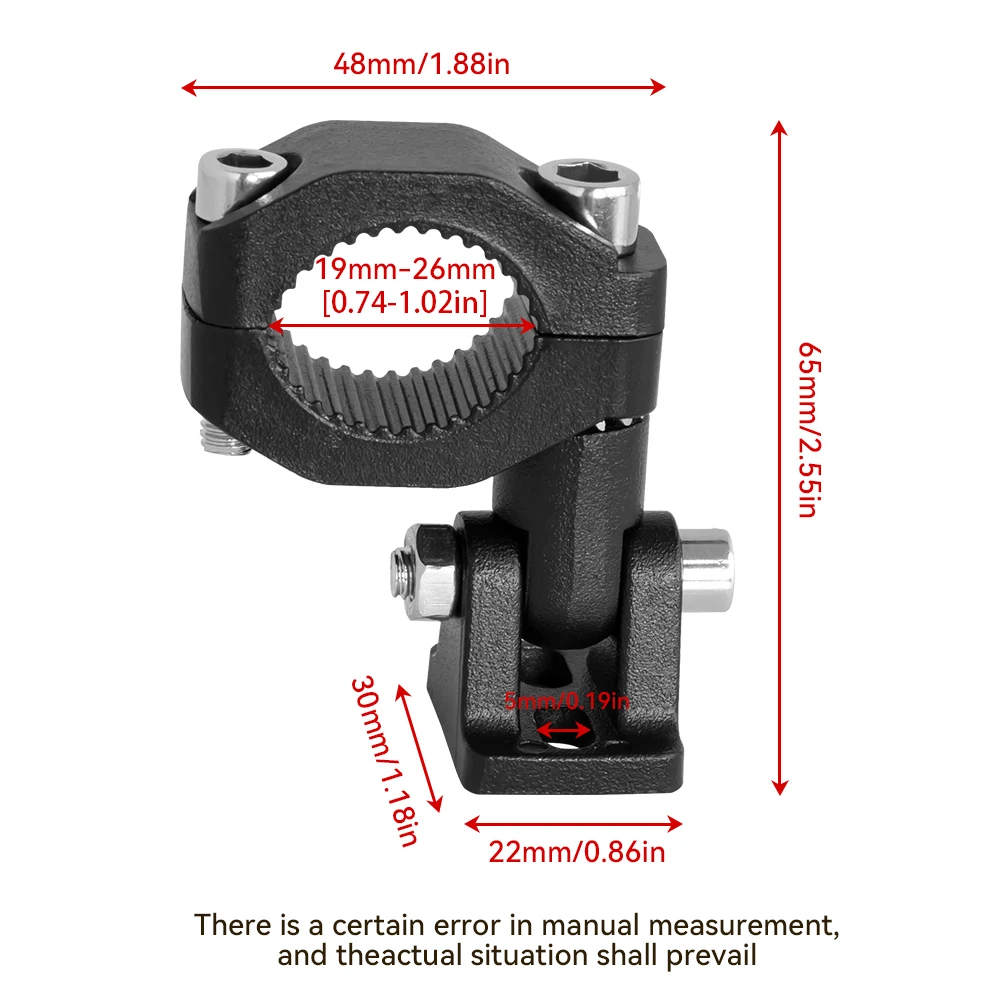 Motorcycle LED Headlight Bracket Tube Mount for Motorcycle Fog Light Auxiliary Lamp Holder Motos Accessories Spotlight Clamps ﻿