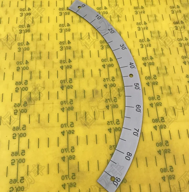 

90-degree dial semicircle dial Semi-Disc 1pcs. outer diameter:320mm