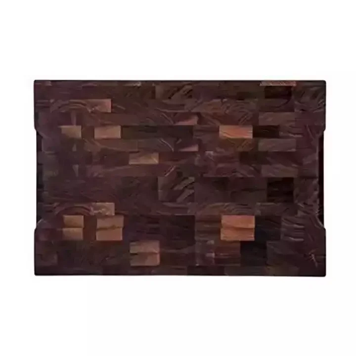 Luxury Flexible Butcher Block Large End Grain Black Walnut Cutting Board for Kitchen With Juice Groove
