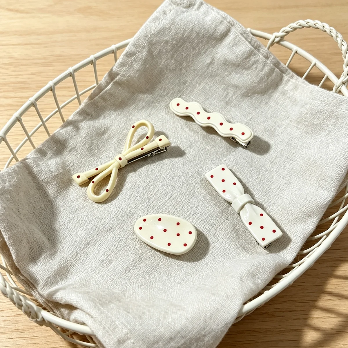 4-Piece Set Polka Dot Ladies S - огляд і ціна Women Accessories Bd