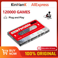 KINHANK Super Console 2T Portable Retro Game HDD With 120000+ Games For SS/MAME/DC/NAOMI Plug and Play For PC/ Laptop for Kid