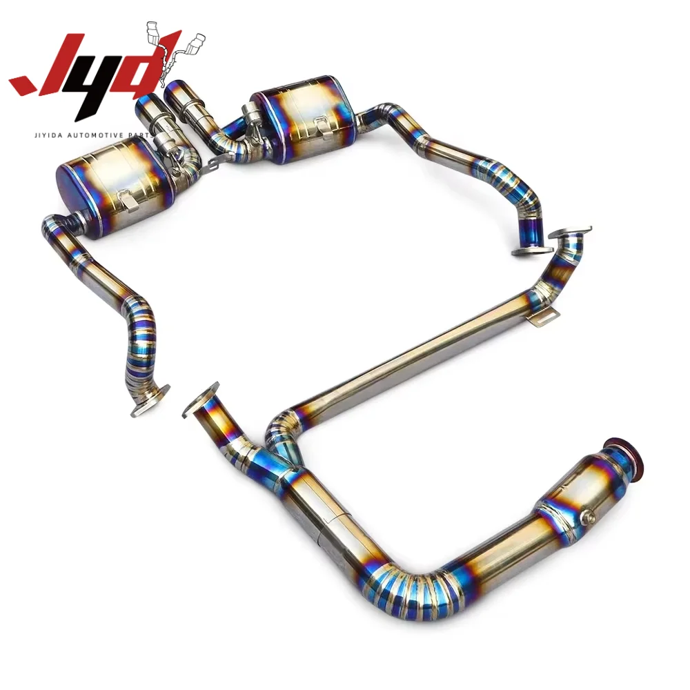 Exhaust Catback Exhaust Downspout for 718 Boxster/ 2.0T 2016-2023 Titanium Alloy Performance Full Exhaust System