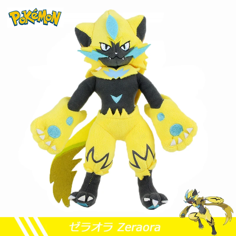 Pokemon Lucario Zeraora Greninja Charizard Plush Toys Kawaii Plush Doll Soft Stuffed Cartoon Doll Birthday Gift For Kids