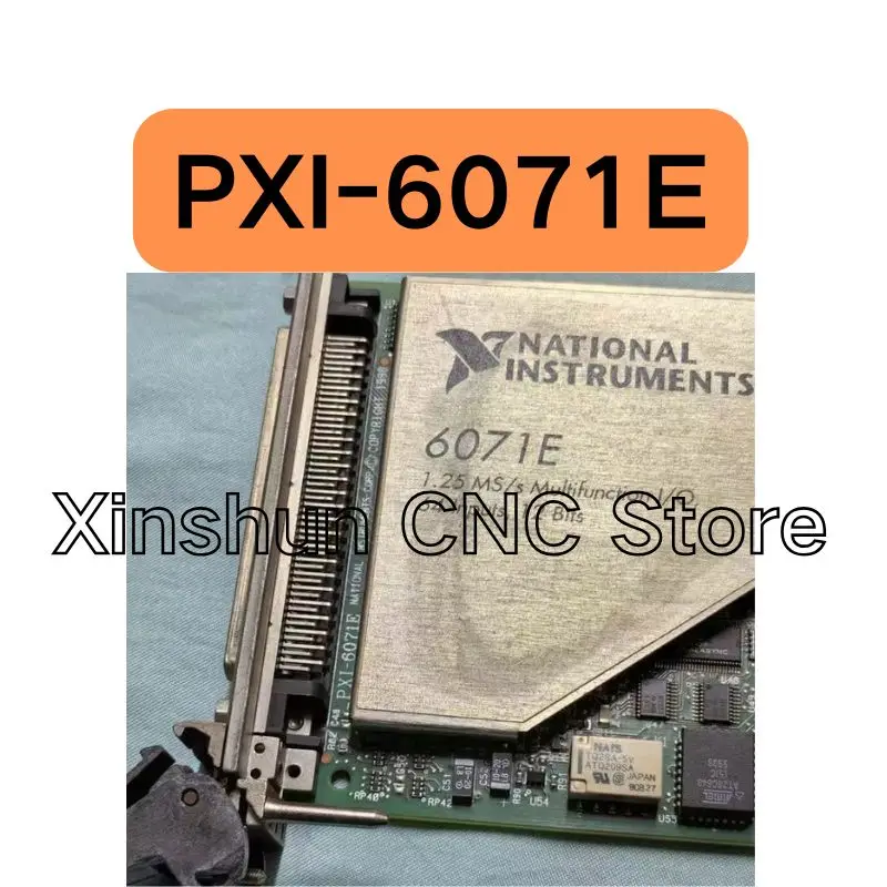 Quick delivery of second-hand PXI-6071E multifunctional data acquisition card, with a sampling rate of 1.25 MS/s tested OK