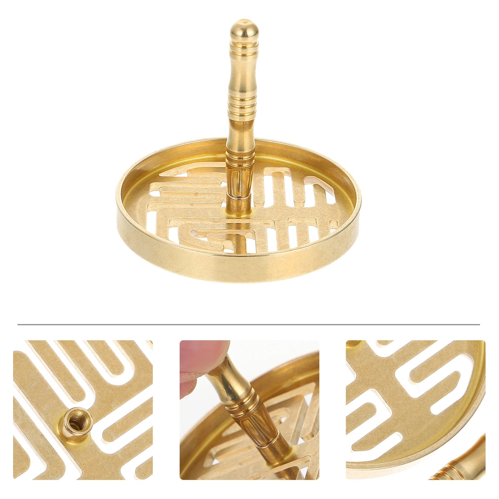 

Incense and Seal Tools Making Supply Copper Shaping Household Press Molds Practical DIY Cone Tea Room Decor Ash Device